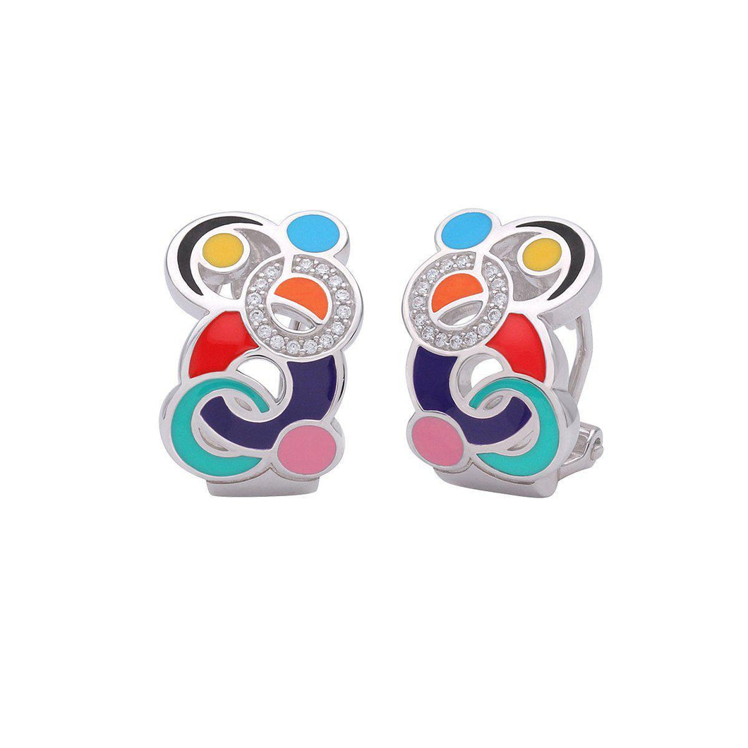 Belle Etoile Circles Earrings - Multi