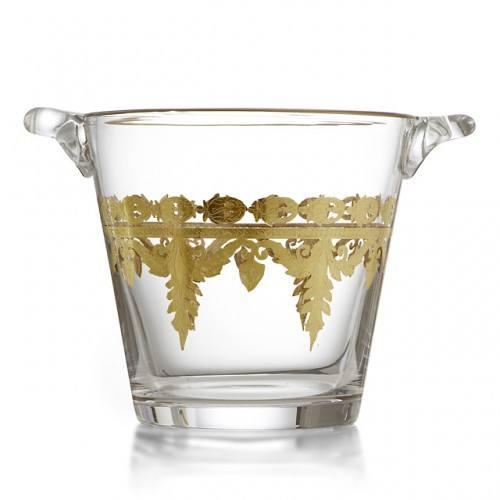 Arte Italica Vetro Gold Ice Bucket