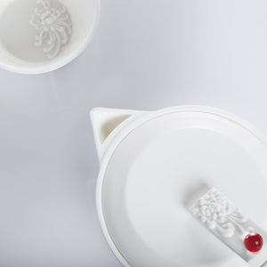 Liuli Tableware, Tea Set, Bone China, Plump Little Bird