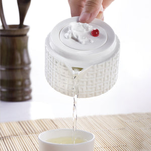 Liuli Tableware, Tea Set, Bone China, The Wellspring Teapot