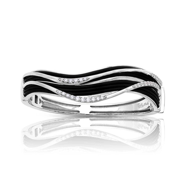 Load image into Gallery viewer, Belle Etoile Venti Bangle - Black
