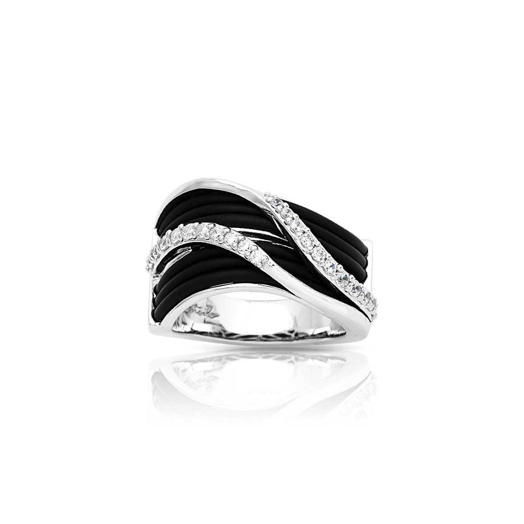 Belle Etoile Venti Ring - Black