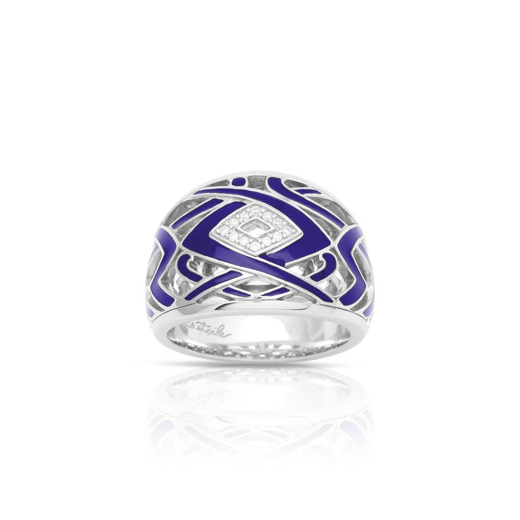Belle Etoile Virago Ring - Twilight Blue