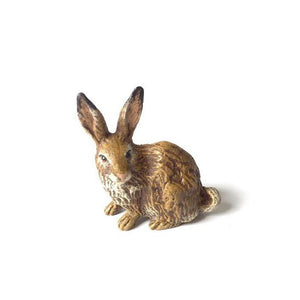 Small Rabbit Vienna Bronze Figurine