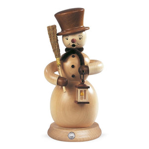 Müller - Mueller - Snowman Male - Natural -- Incense Smoker - Large