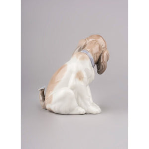 Lladro Gentle Surprise Dog Figurine