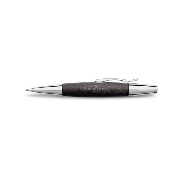 Load image into Gallery viewer, Faber-Castell e-motion Wood and Chrome Propelling Pencil - Black

