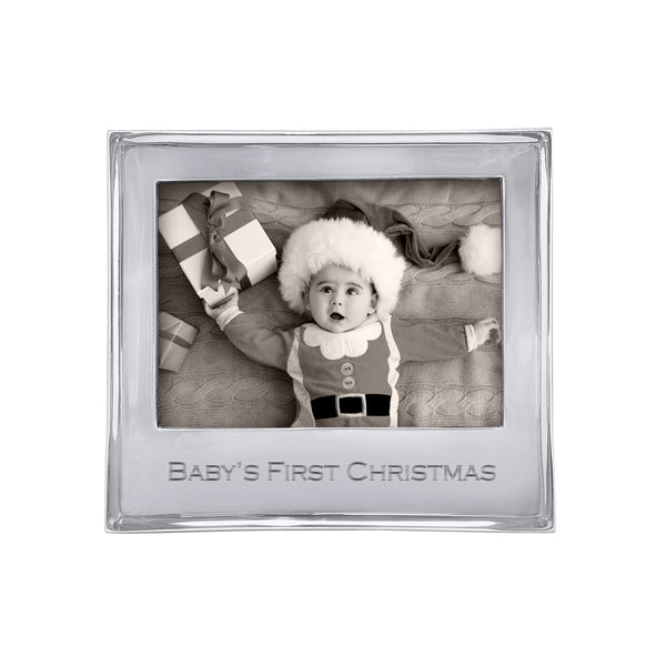 Load image into Gallery viewer, Mariposa BABY&#39;S FIRST CHRISTMAS Signature 5x7 Frame
