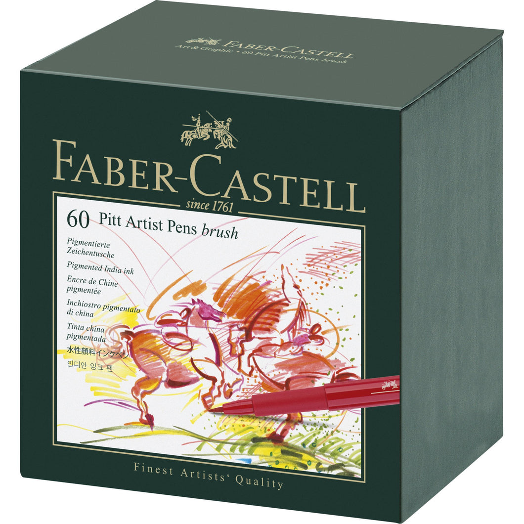Faber-Castell Pitt Artist Pen® Brush - Gift Box of 60
