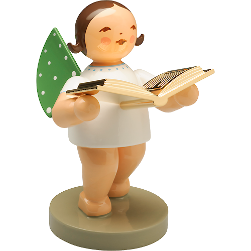 Wendt & Kuhn No 10, Reader, Angel with Book, Gold-plated  Figurine