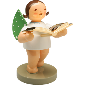 Wendt & Kuhn No 10, Reader, Angel with Book, Gold-plated  Figurine