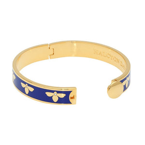 Halcyon Days "Bee Deep Cobalt & Gold" Bangle