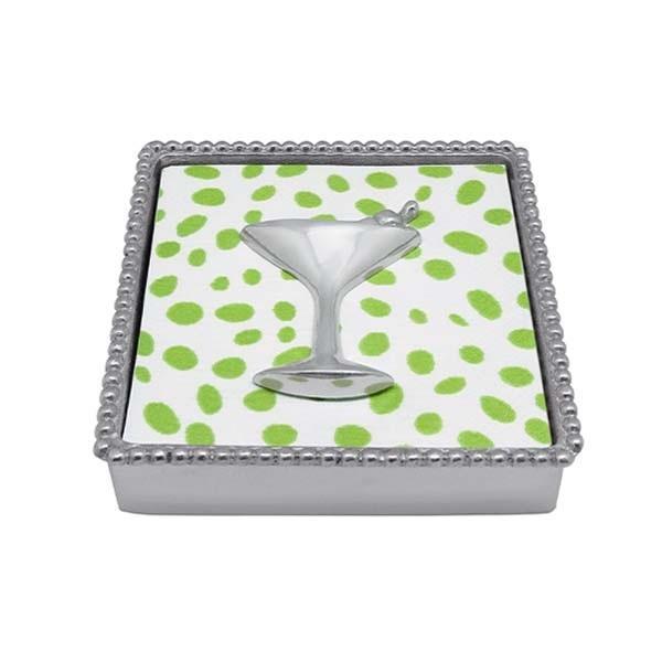 Load image into Gallery viewer, Mariposa Cocktail Beaded Napkin Box
