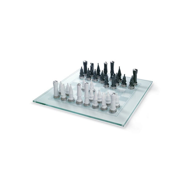 Load image into Gallery viewer, Lladro Chess Set - Silver Lustre

