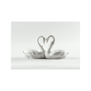 Lladro Endless Love Swans Figurine