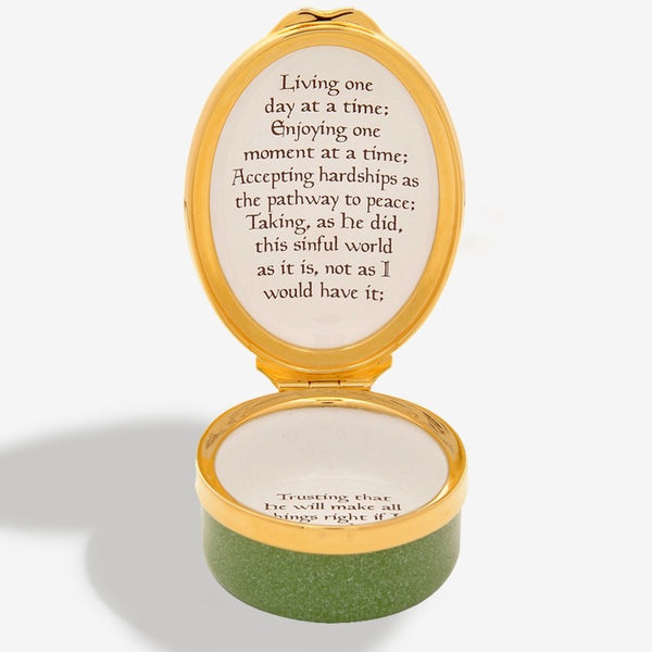Load image into Gallery viewer, Halcyon Days &quot;Serenity Prayer&quot; Enamel Box
