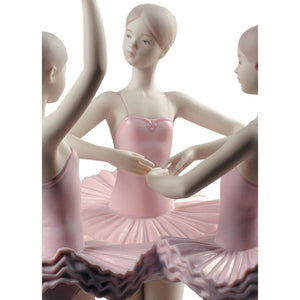Lladro Our Ballet Pose Dancers Figurine