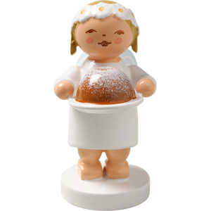 Wendt & Kuhn Goodwill Angel with Cake Figurine