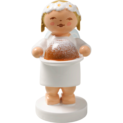 Wendt & Kuhn Goodwill Angel with Cake Figurine