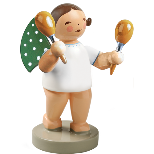 Wendt & Kuhn Angel with Maracas Figurine