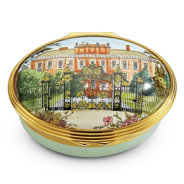 Load image into Gallery viewer, Halcyon Days &quot;Kensington Palace&quot; Enamel Box
