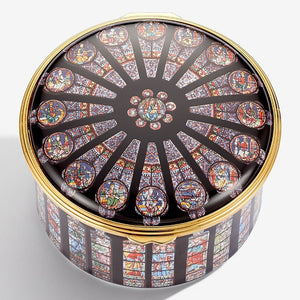 Halcyon Days "The Rose Window at Notre-Dame" Musical Box
