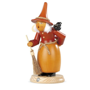 Müller - Mueller - Witch With Raven - Incense Smoker - Large