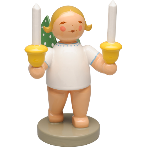 Wendt & Kuhn Angel with two Candles Figurine