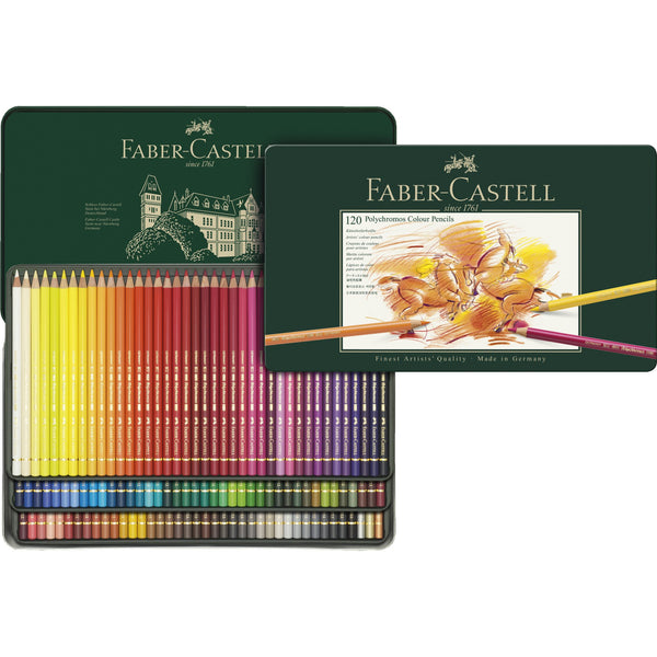 Load image into Gallery viewer, Faber-Castell Polychromos® Artists&#39; Color Pencils - Tin of 120
