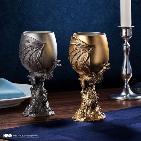 Load image into Gallery viewer, Royal Selangor Limited Edition Gilt Drogon Goblet

