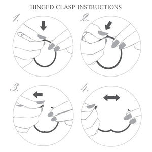 Halcyon Days "Skinny Bee Cream & Gold" Bangle