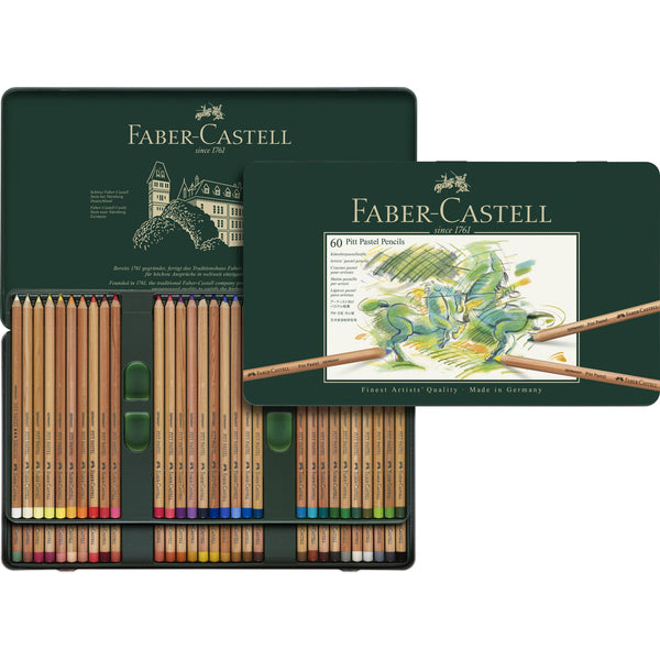 Load image into Gallery viewer, Faber-Castell Pitt® Pastel Pencils - Tin of 60
