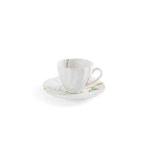 Seletti Kintsugi No. 2 Coffee cup with saucer