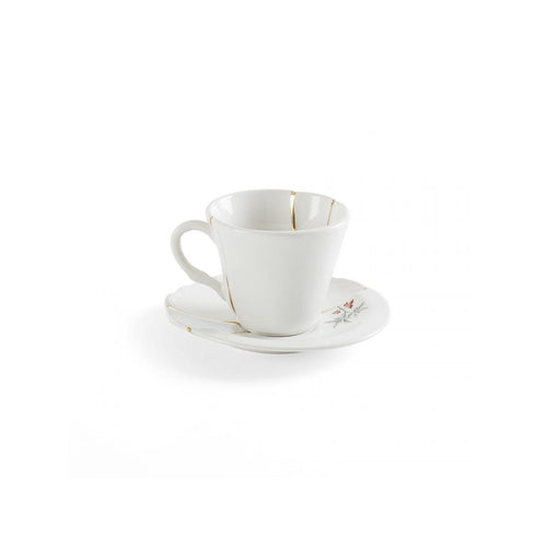 Seletti Kintsugi No. 3 Coffee cup with saucer
