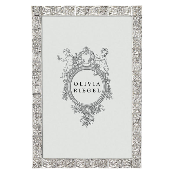 Load image into Gallery viewer, Olivia Riegel Silver Remy 4&quot; x 6&quot; Frame

