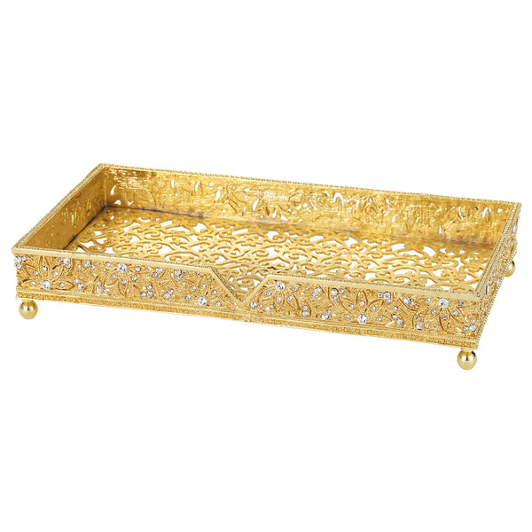 Load image into Gallery viewer, Olivia Riegel Gold Windsor Guest Towel Holder
