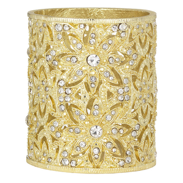 Load image into Gallery viewer, Olivia Riegel Gold Windsor Tealight Holder
