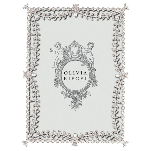Load image into Gallery viewer, Olivia Riegel Silver Kensington 5&quot; x 7&quot; Frame
