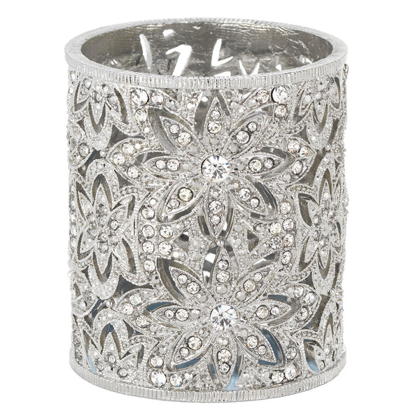 Load image into Gallery viewer, Olivia Riegel Silver Windsor Tealight Holder
