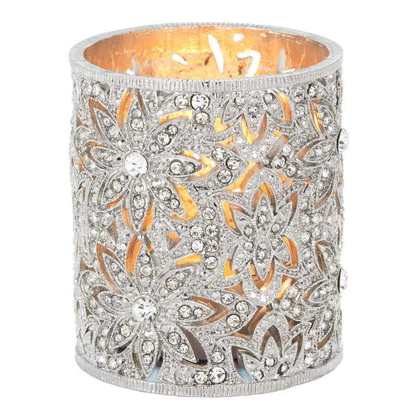 Load image into Gallery viewer, Olivia Riegel Silver Windsor Tealight Holder
