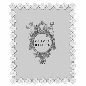 Olivia Riegel White Enamel Clover 8" x 10" Frame