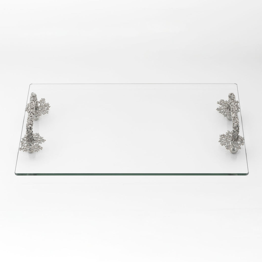 Olivia Riegel Silver Isadora Glass Tray