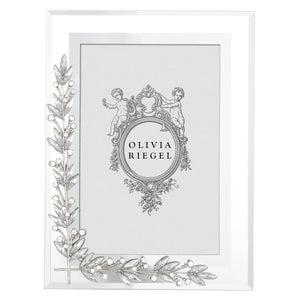 Olivia Riegel Silver Laurel 4" x 6" Frame