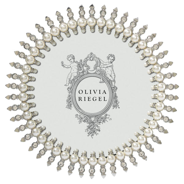 Load image into Gallery viewer, Olivia Riegel Pearl Jubilee 5&quot; Round Frame
