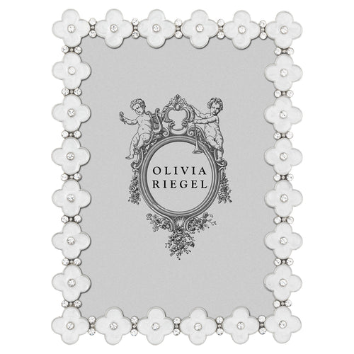 Olivia Riegel White Enamel Clover 5
