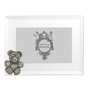Olivia Riegel Bronze Teddy Bear 4" x 6" Frame