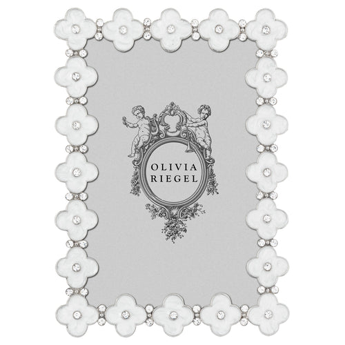 Olivia Riegel White Enamel Clover 4