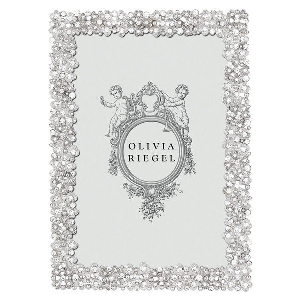 Load image into Gallery viewer, Olivia Riegel Silver Evie 4&quot; x 6&quot; Frame
