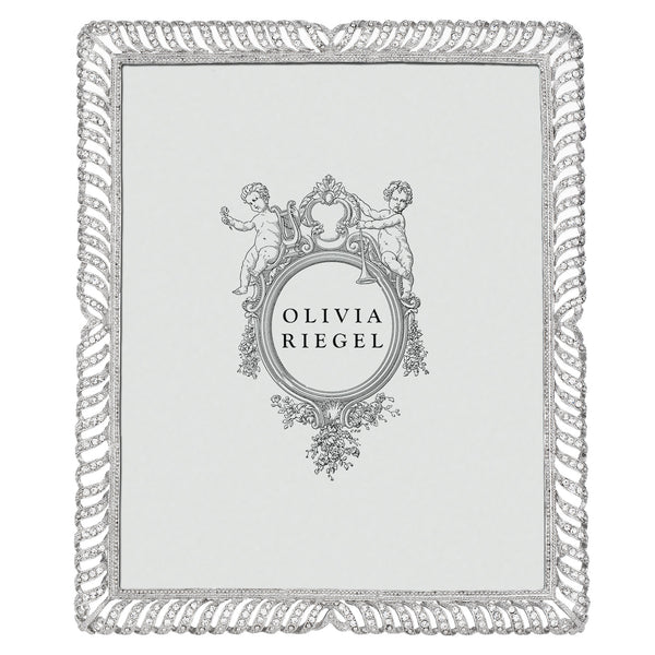 Load image into Gallery viewer, Olivia Riegel Silver Palmer 8&quot; x 10&quot; Frame
