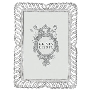 Olivia Riegel Silver Palmer 4" x 6" Frame